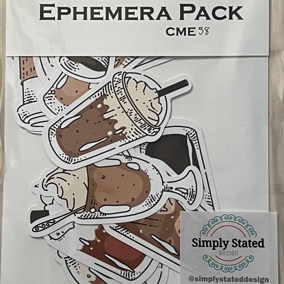 Coffee Ephemera Paper Pack - Picture 2 of 3